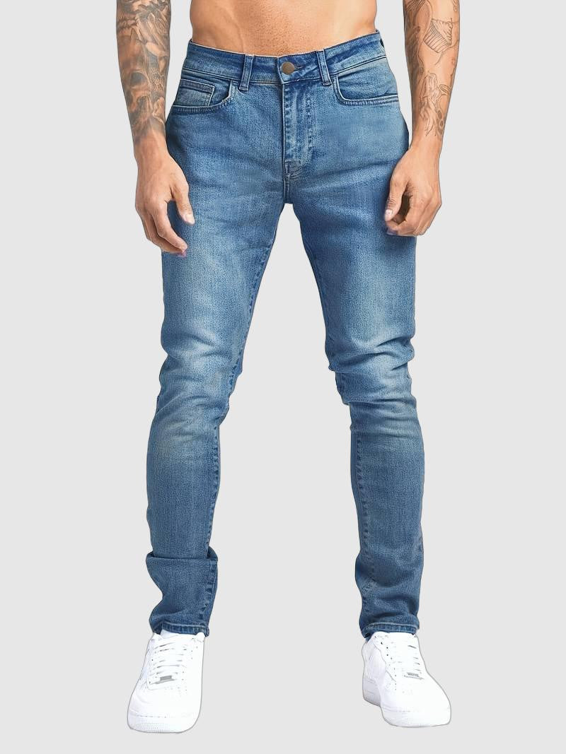 Jeans Uomo Slim Fit Streetstyle Casual Urbana - Brentozzi