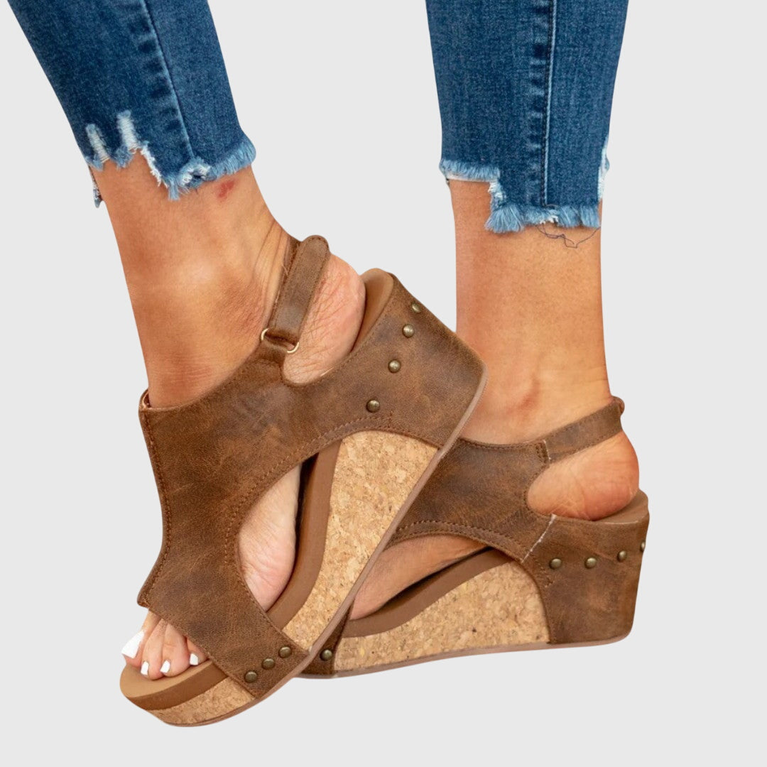 Sandali Donna Orthopedici con Zeppa Platform