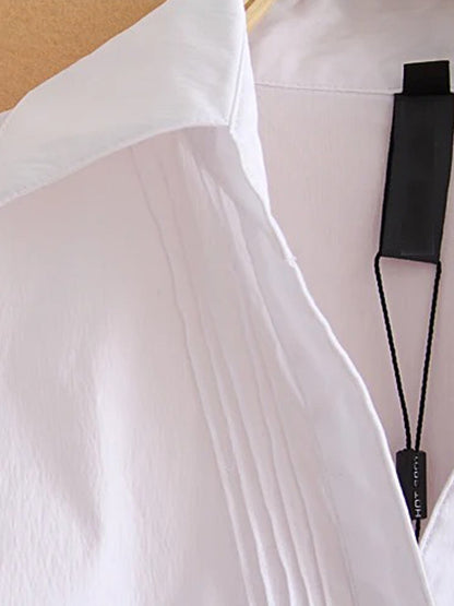 Camicia Donna Sfiancata con Cintura Regolabile