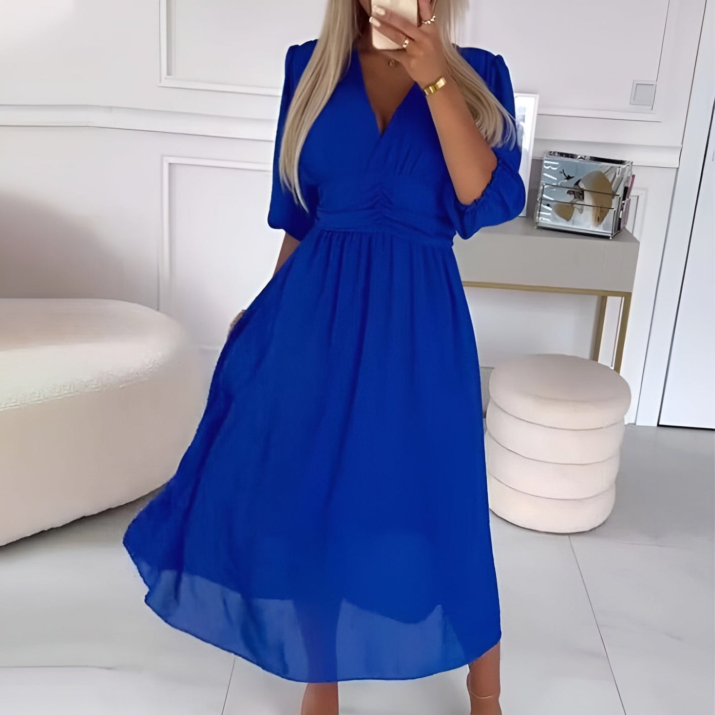 Abito Donna Svasato Design Elegante