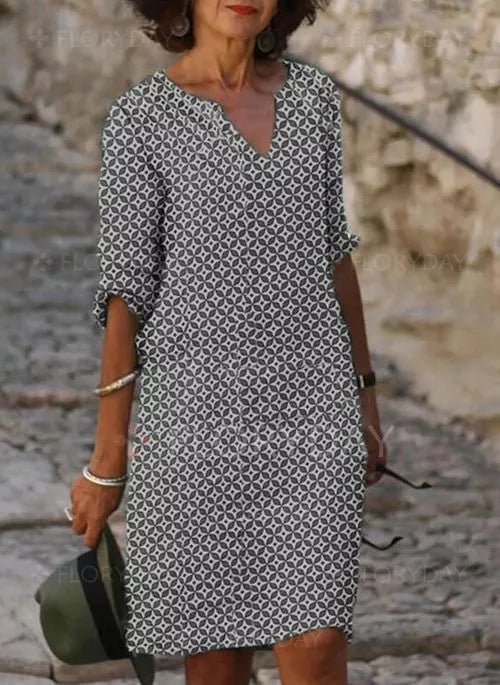 Abito Estivo Donna Fantasia Scollo a V