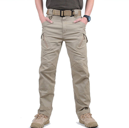 Pantaloni Cargo Uomo Tattici con Tasche Vestibilità Comoda - Brentozzi