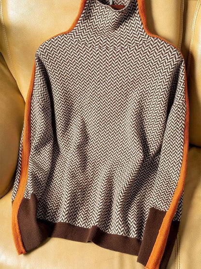 Maglione Dolcevita Donna in Cashmere Morbido Caldo Elegante