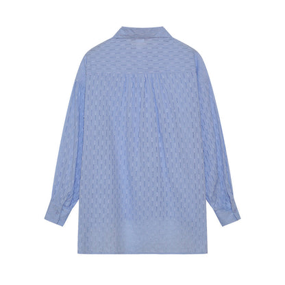 Completo Donna in Cotone Mix Blusa Oversize e Shorts