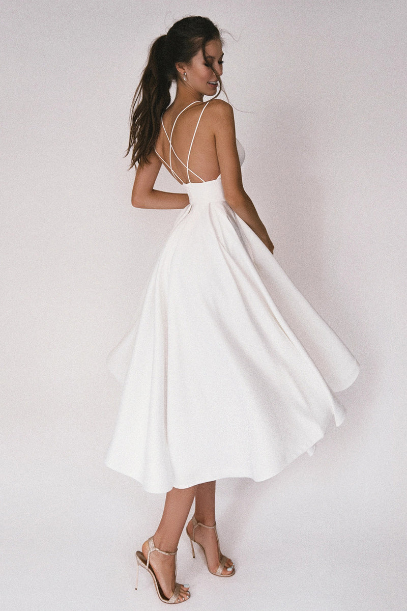 Abito Midi Donna Elegante Cocktail
