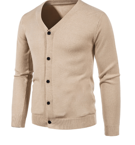 Gilet Uomo Casual Spesso con Scollo a V Caldo Autunno Inverno