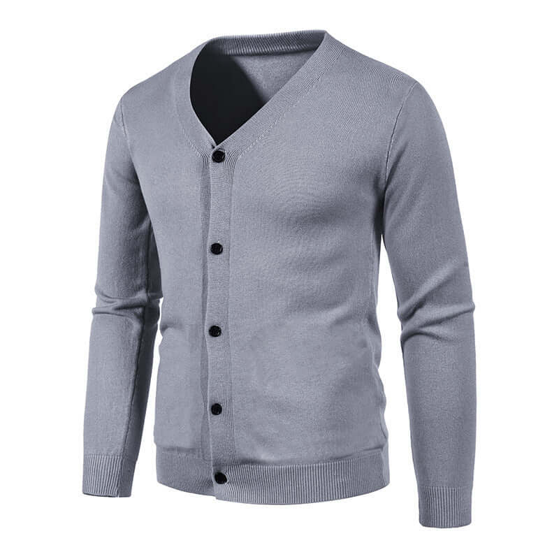 Gilet Uomo Casual Spesso con Scollo a V Caldo Autunno Inverno