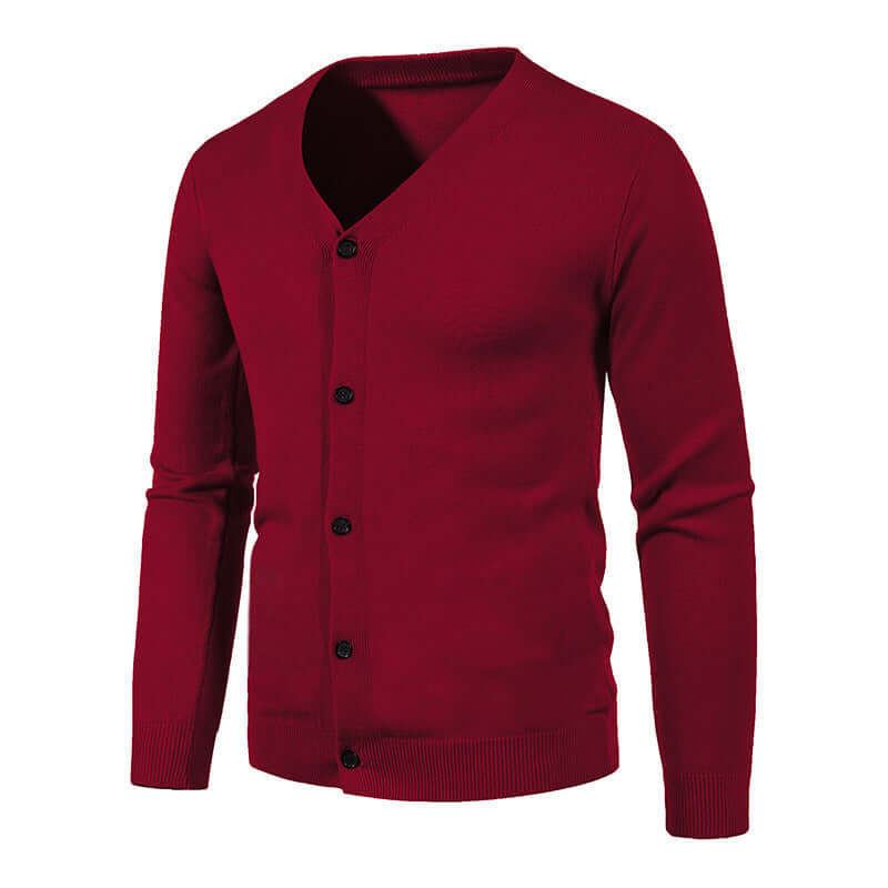 Gilet Uomo Casual Spesso con Scollo a V Caldo Autunno Inverno