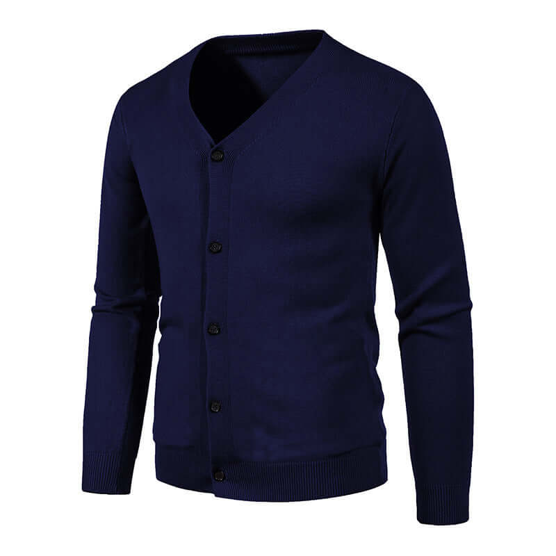 Gilet Uomo Casual Spesso con Scollo a V Caldo Autunno Inverno