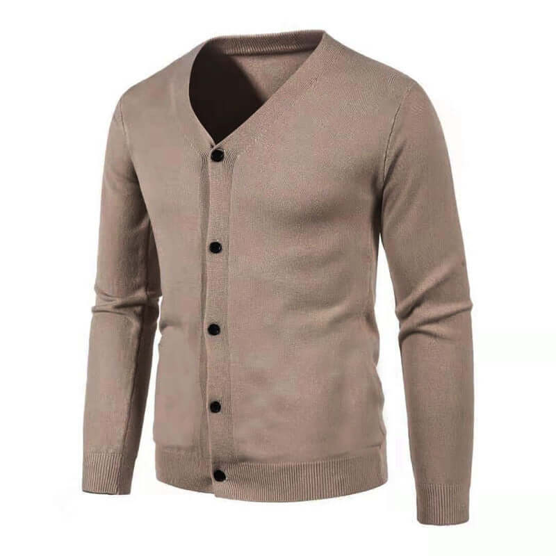 Gilet Uomo Casual Spesso con Scollo a V Caldo Autunno Inverno