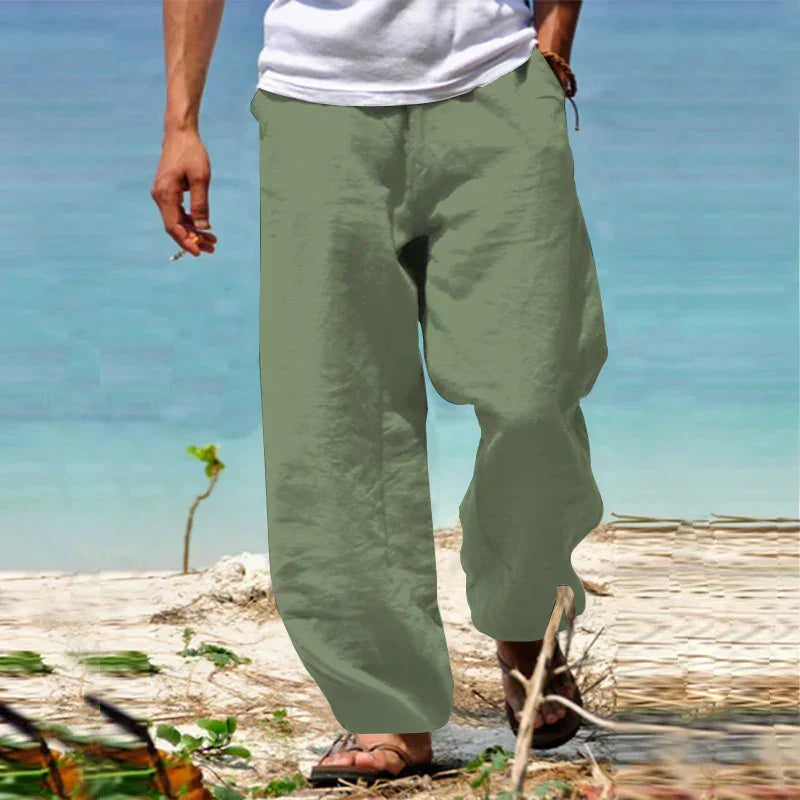 Pantaloni Uomo Traspiranti Stile Casual