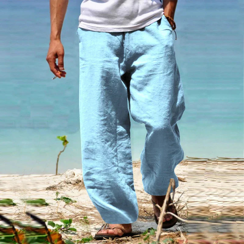 Pantaloni Uomo Traspiranti Stile Casual