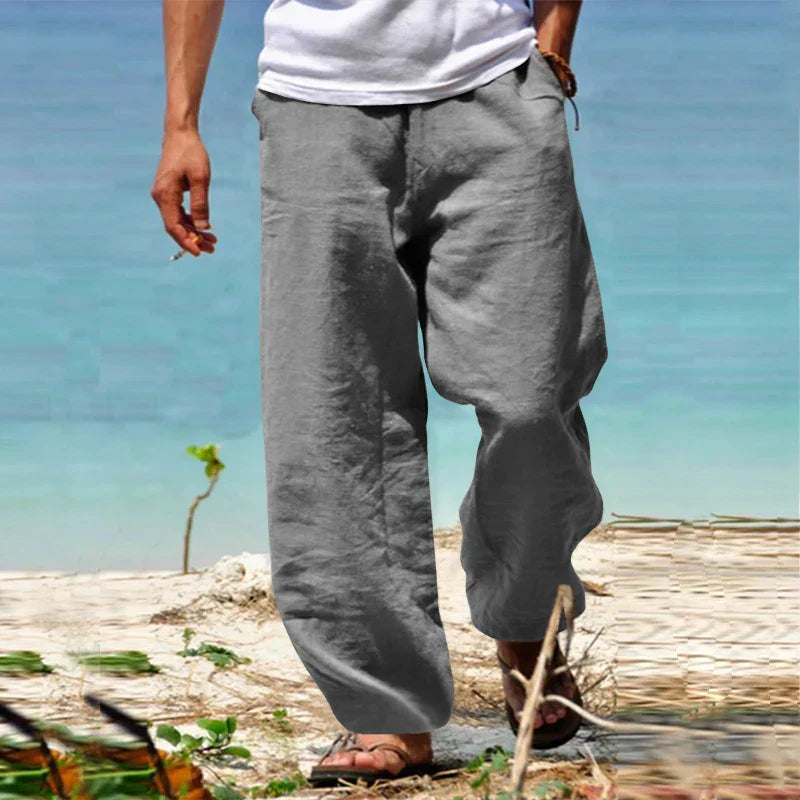Pantaloni Uomo Traspiranti Stile Casual