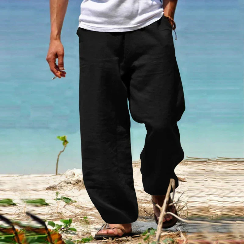 Pantaloni Uomo Traspiranti Stile Casual