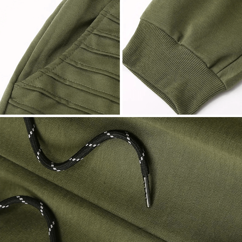 Pantaloni Jogging Uomo con Bordo a Costine Comodi Stilosi
