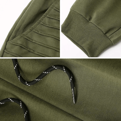 Pantaloni Jogging Uomo con Bordo a Costine Comodi Stilosi