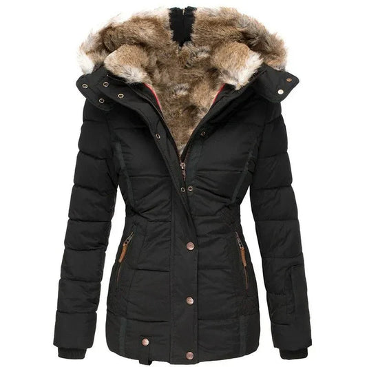 Giacca Invernale Donna Lunga con Fleece Calda - Brentozzi
