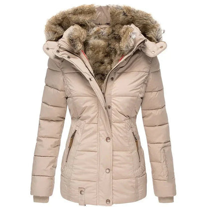 Giacca Invernale Donna Lunga con Fleece Calda