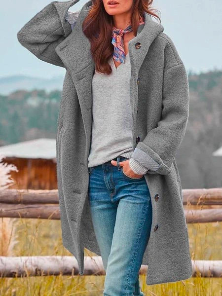 Cappotto Lungo Donna Mezza Stagione Invernale