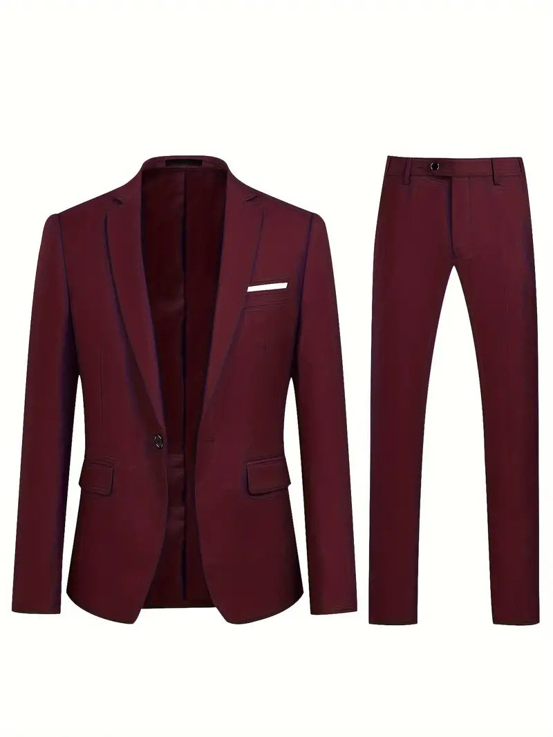 Completo Uomo Blazer e Pantaloni Coordinati Classico