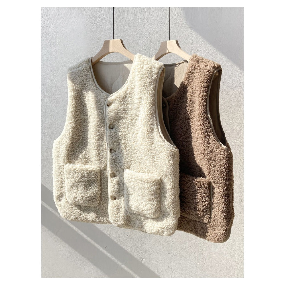 Giacca Donna Reversibile Trapuntata con Fodera in Pile
