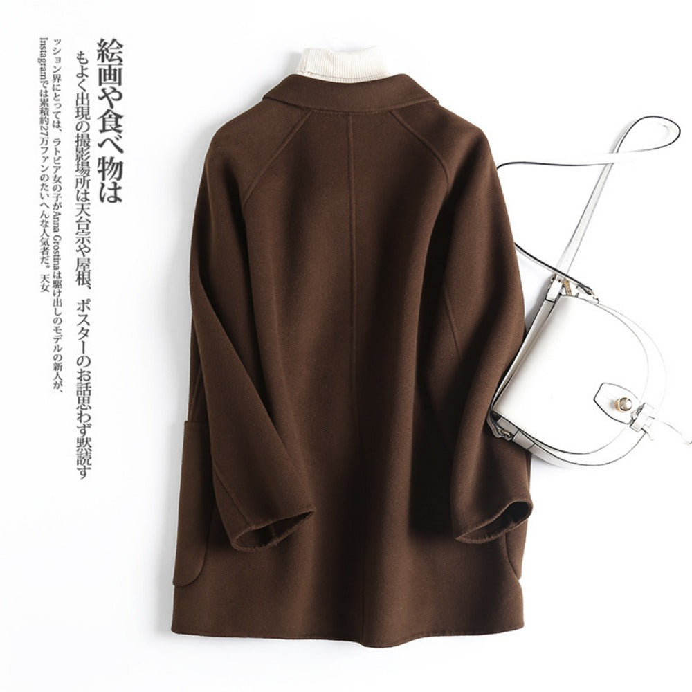 Cappotto Donna Lana Doppiopetto Classico