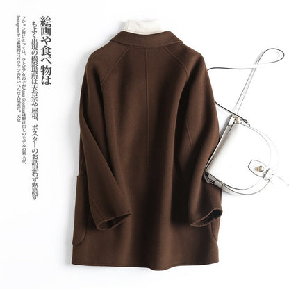 Cappotto Donna Lana Doppiopetto Classico