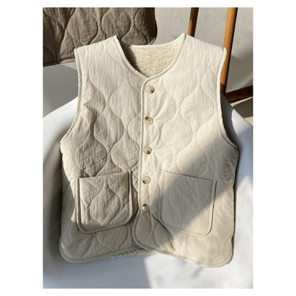 Giacca Donna Reversibile Trapuntata con Fodera in Pile