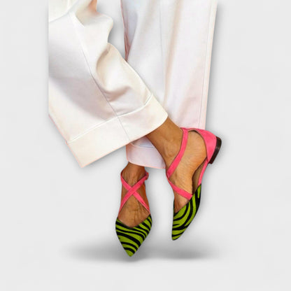 Ballerine Donna in Tessuto Elastico Comfort