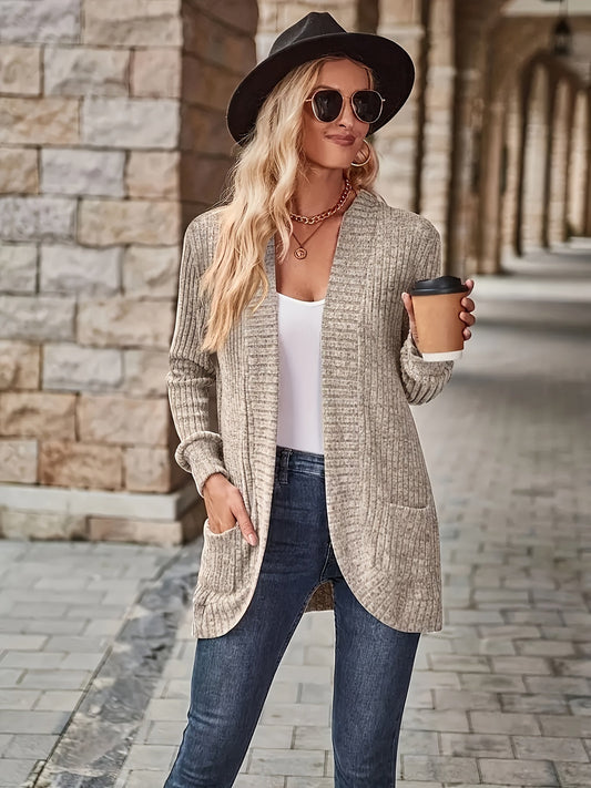 Felpa Donna in Maglia Fleece Manica Lunga Casual - Brentozzi