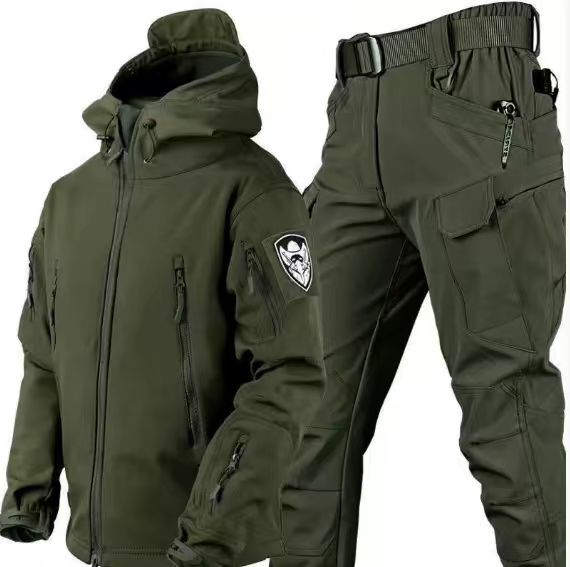 Completo Uomo Giacca Invernale Funzionale e Pantaloni Abbinati