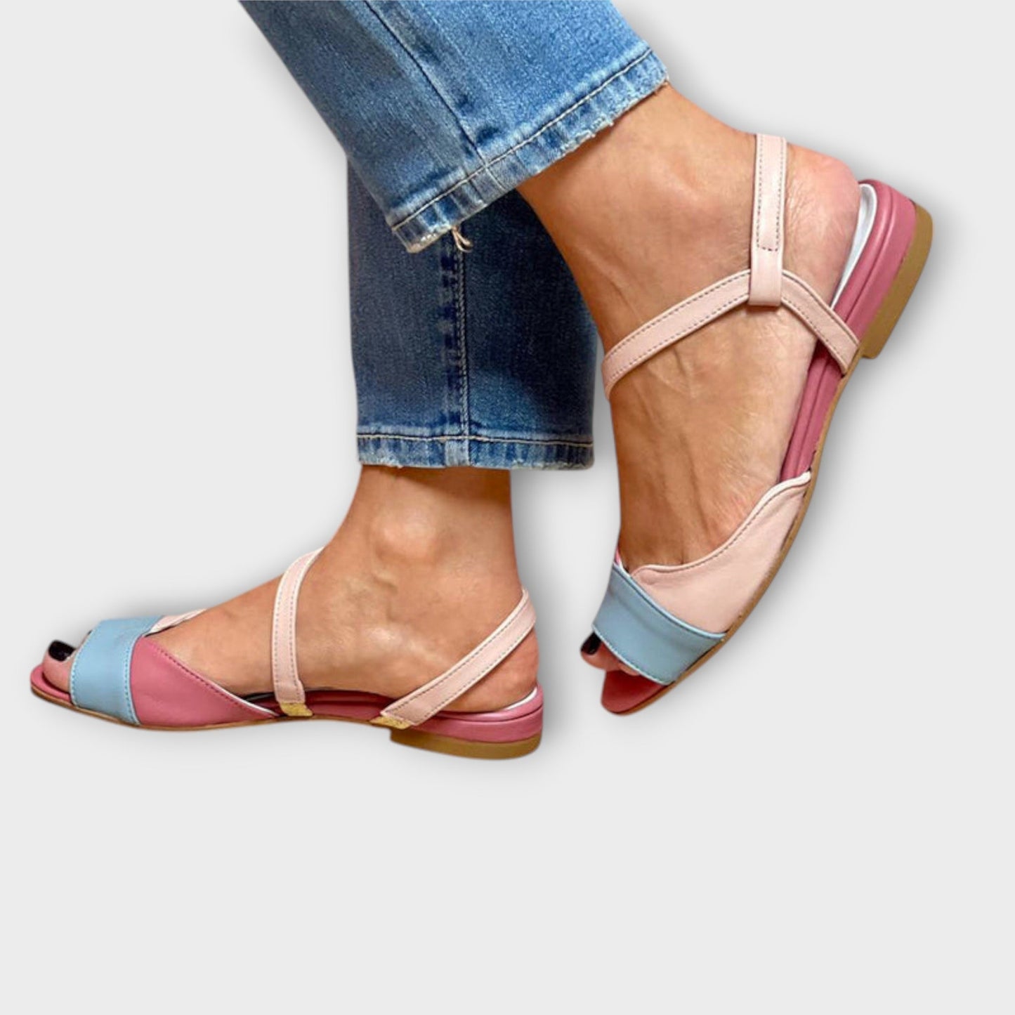 Sandali Donna Tacco a Blocco Comodi Eleganti - Brentozzi