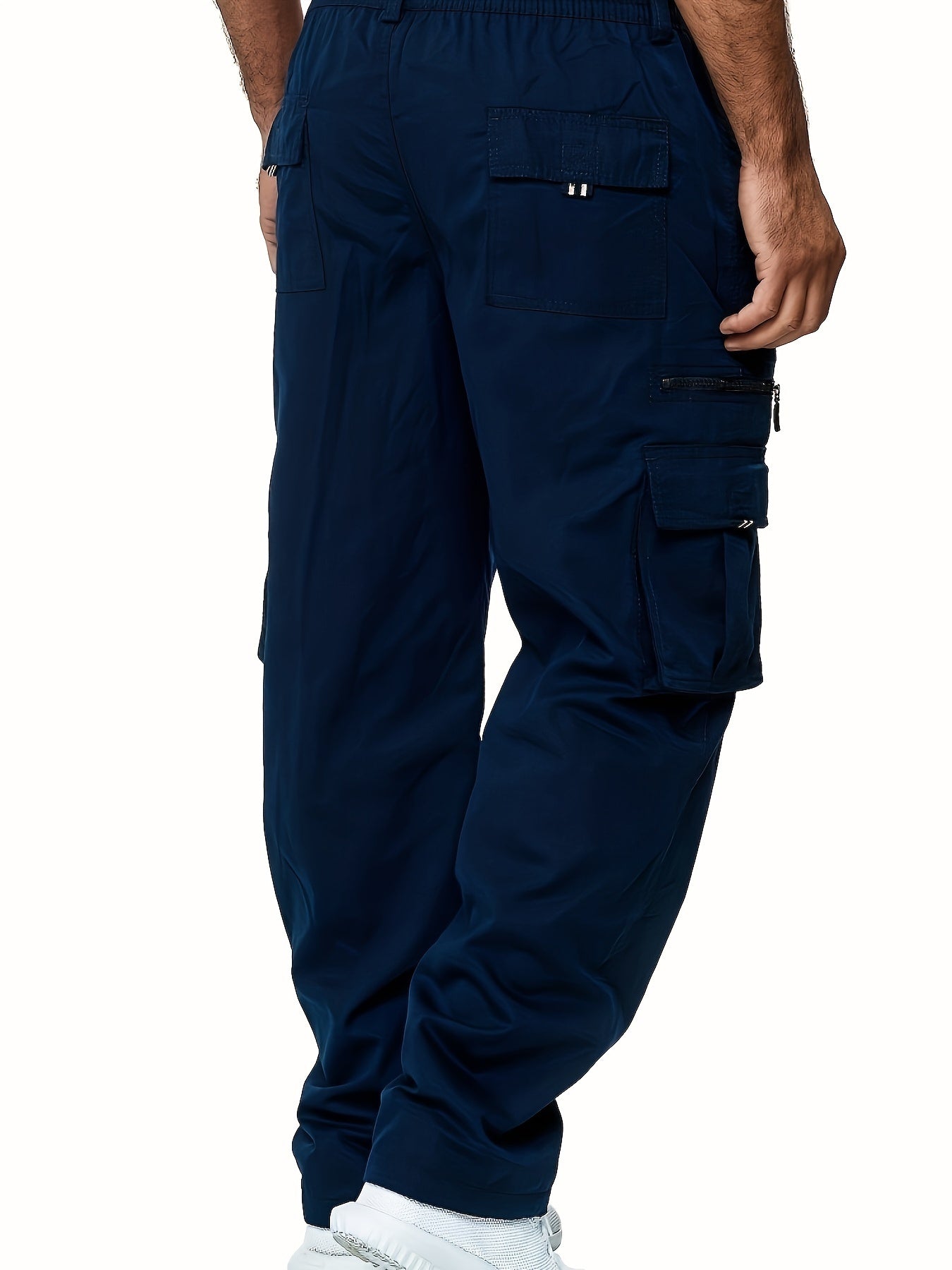 Pantaloni Cargo Uomo Cotone Comodi Vestibilità Regolare