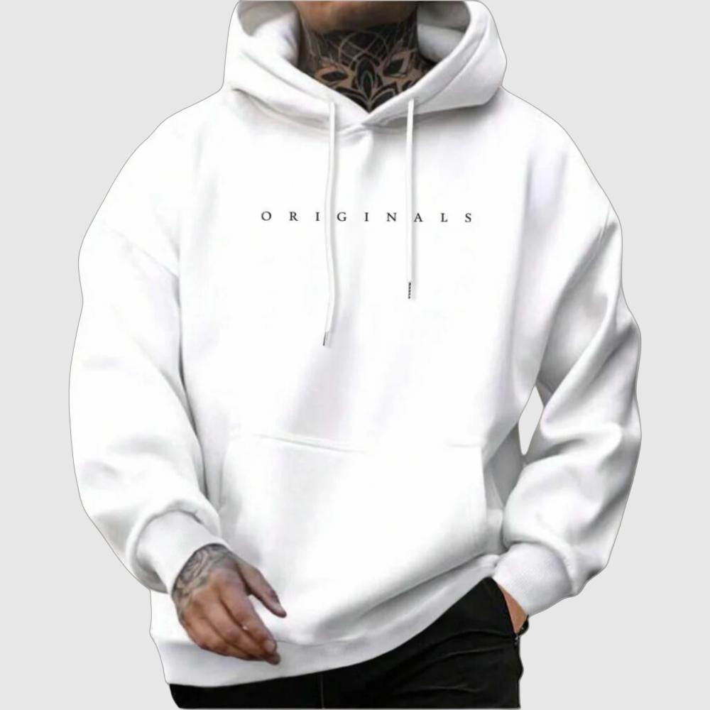 Felpa Uomo Streetwear Cotone Casual Vestibilità Ampia - Brentozzi