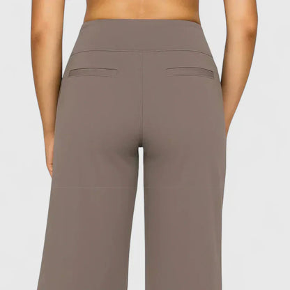 Pantaloni Donna Ampi con Elastico in Vita Stretch