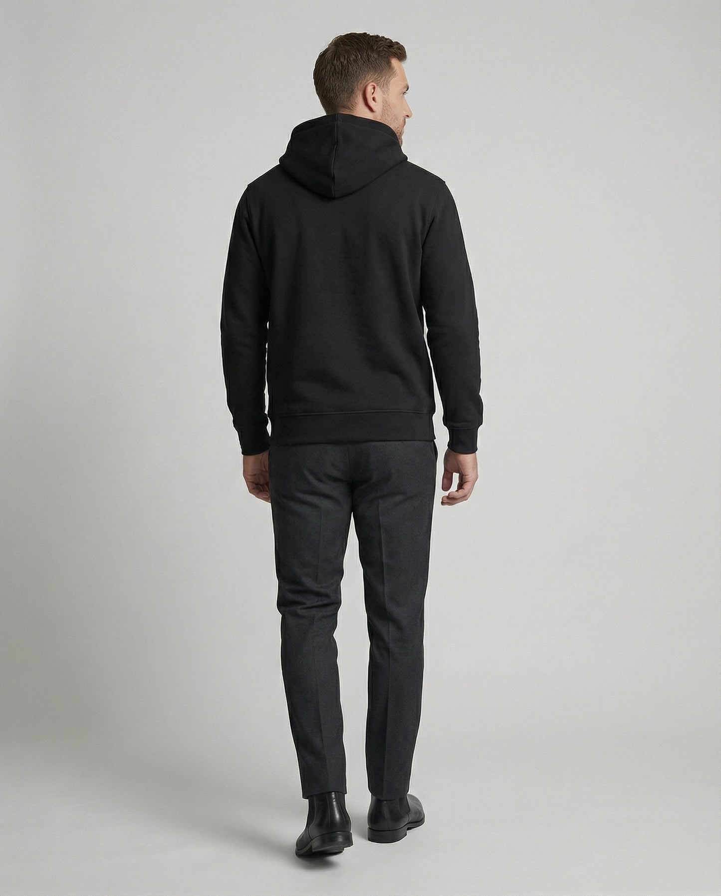 Felpa Uomo Streetwear Cappuccio Vestibilità Ampia