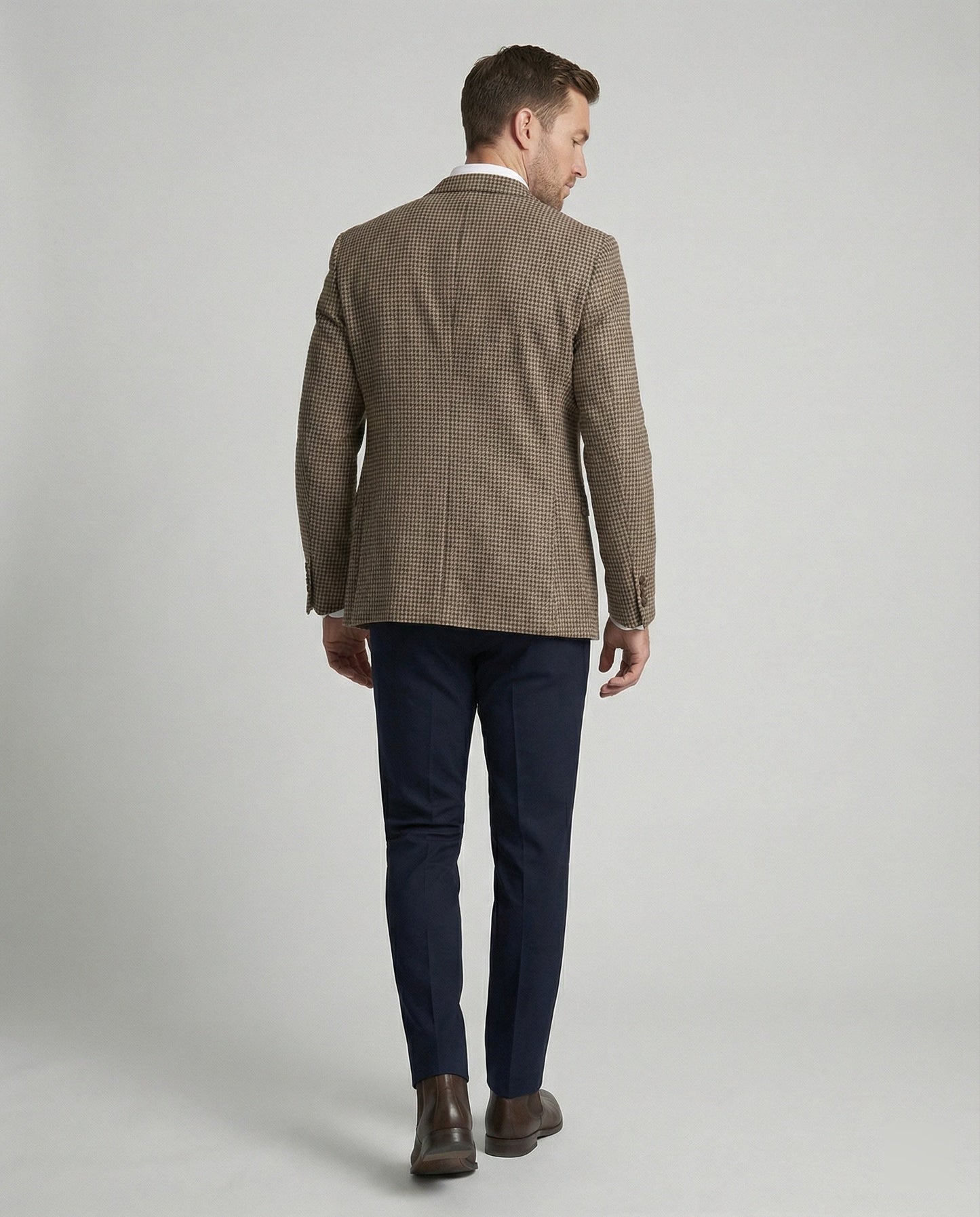 Blazer Uomo Quadri Moderno Slim Fit