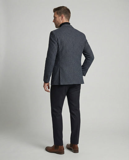 Giacca Uomo Pied de Poule Due Bottoni Slim Fit