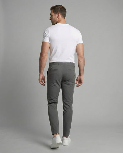 Pantaloni Chino Uomo Slim Fit Elasticizzati