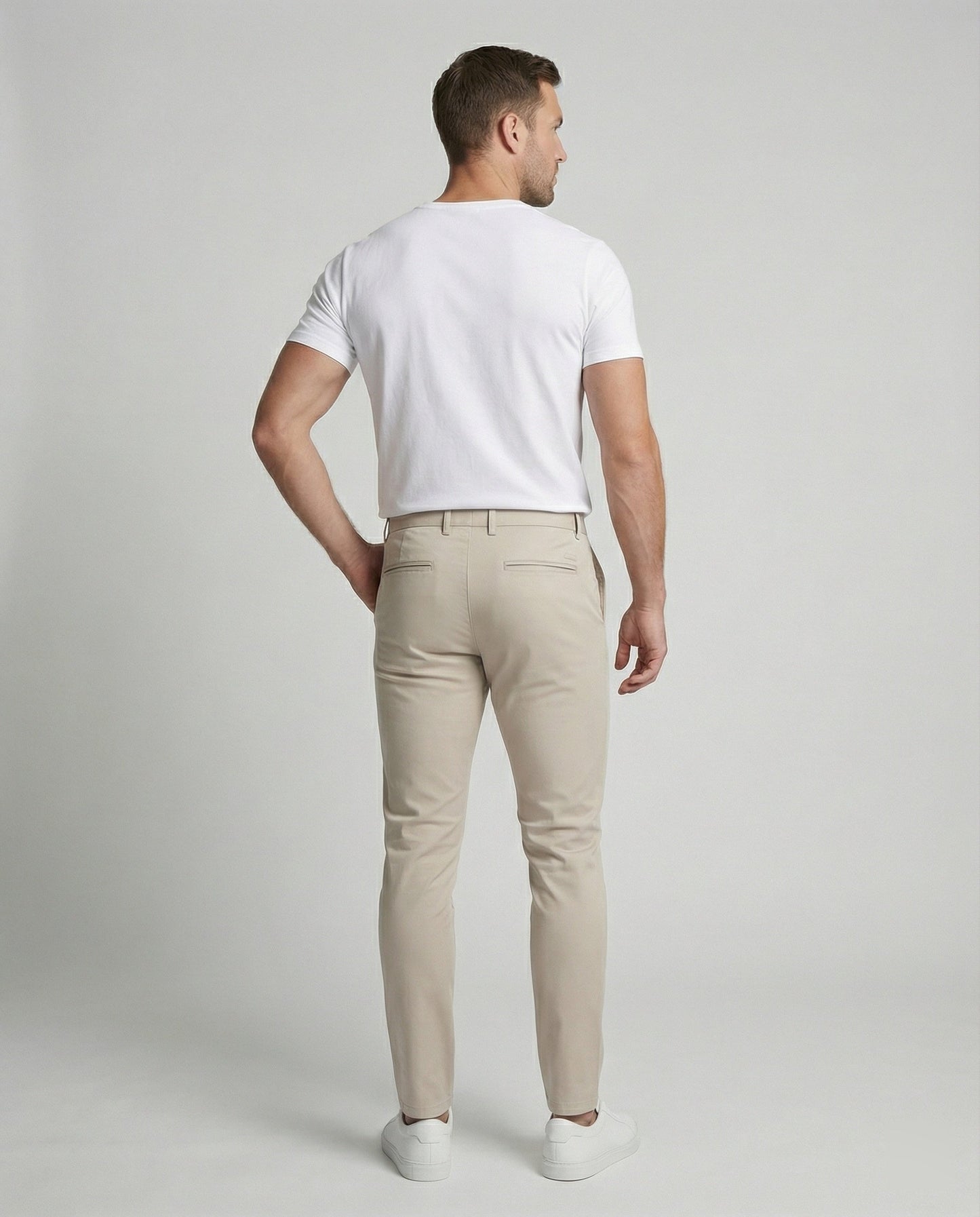 Pantaloni Uomo Slim Fit con Elastico in Vita - Brentozzi