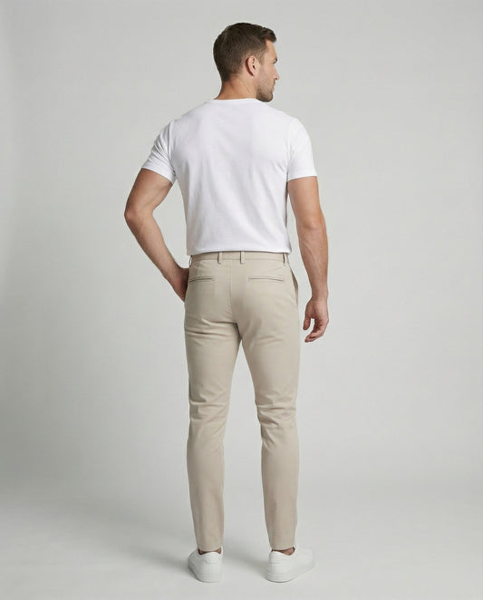 Pantaloni Uomo Slim Fit con Elastico in Vita - Brentozzi