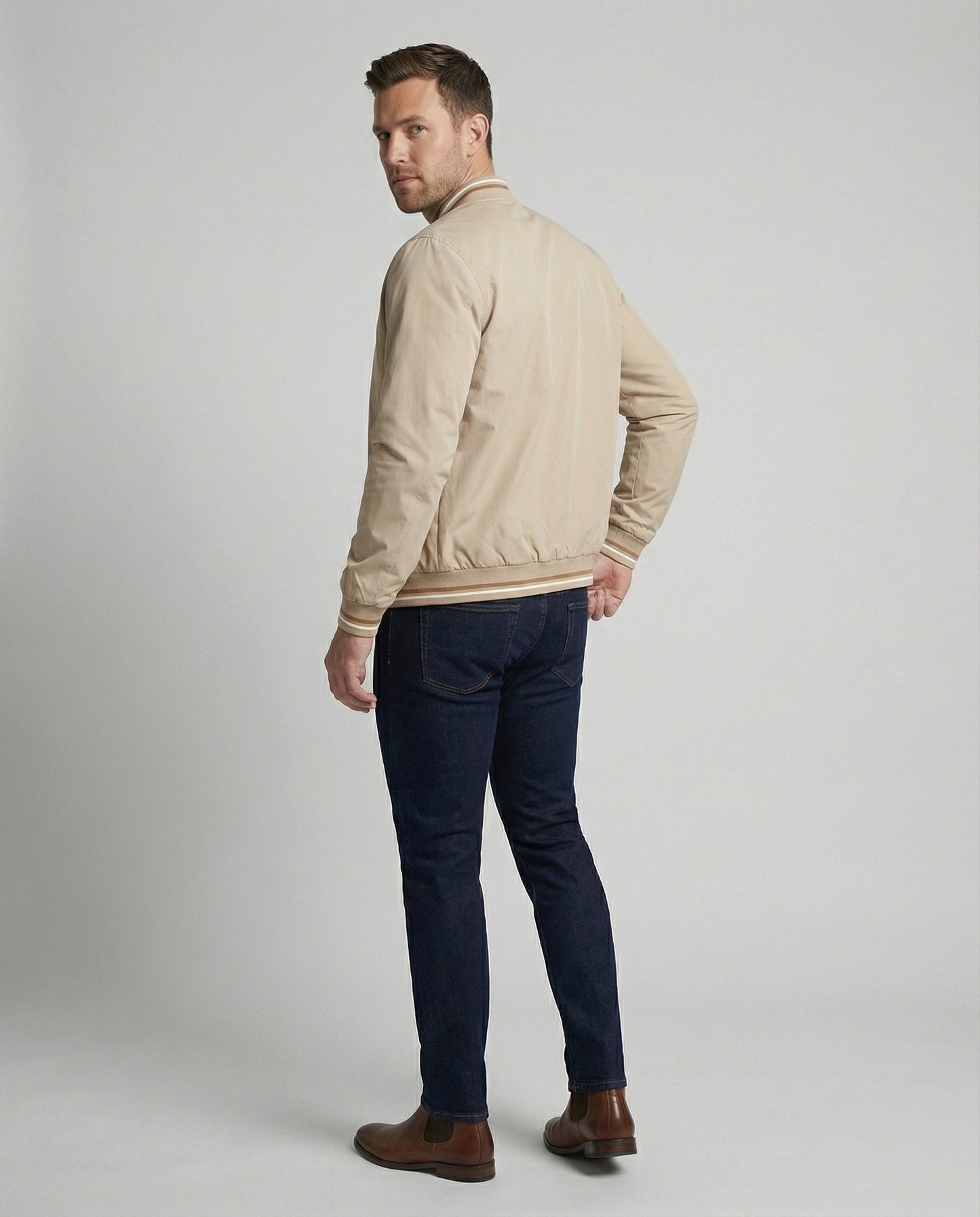 Giacca Uomo Tempo Libero Nylon Idrorepellente