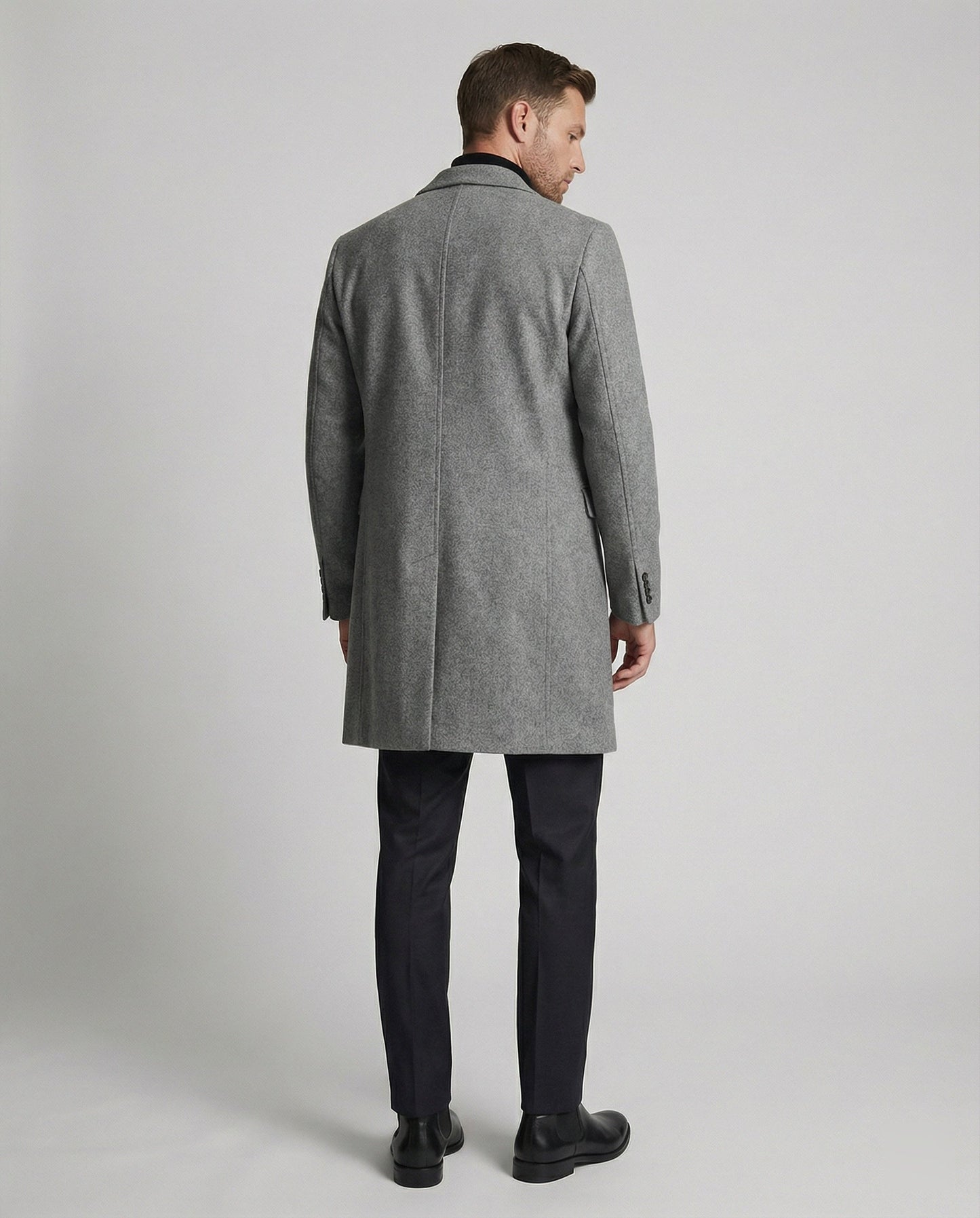 Cappotto Uomo in Lana Doppio Petto Classico