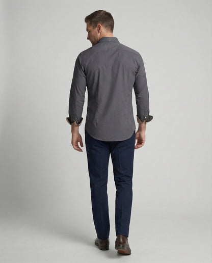 Camicia Uomo Classica Manica Lunga Autunnale