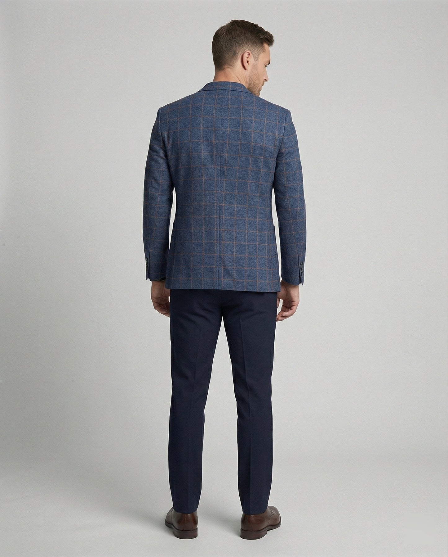 Giacca Uomo Business Slim Fit Fantasia Quadri