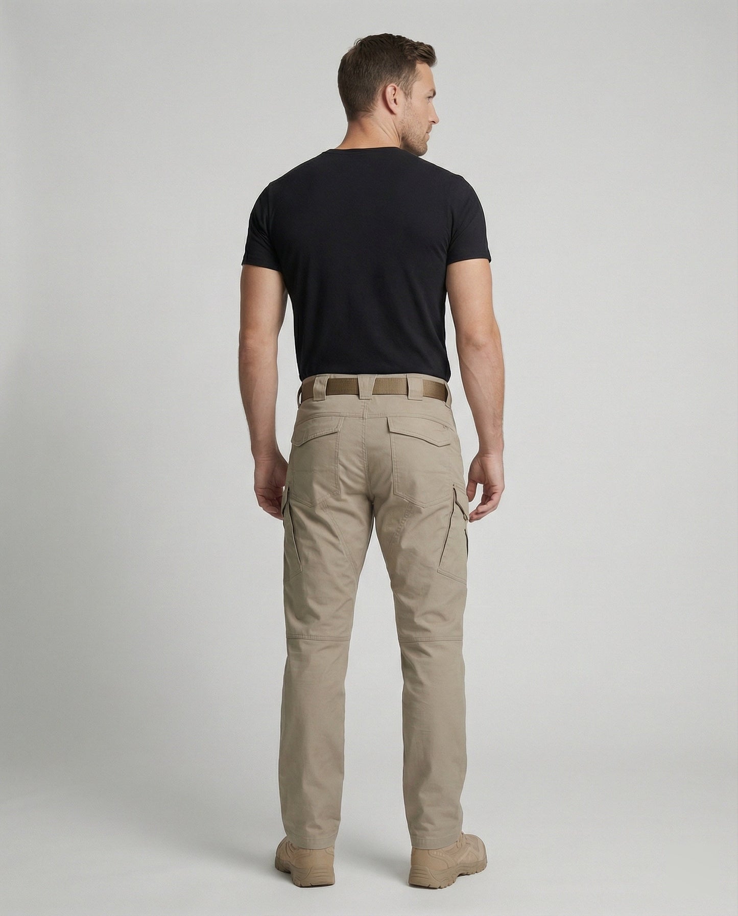 Pantaloni Uomo Outdoor Tessuto Tecnico Comfort Elasticità