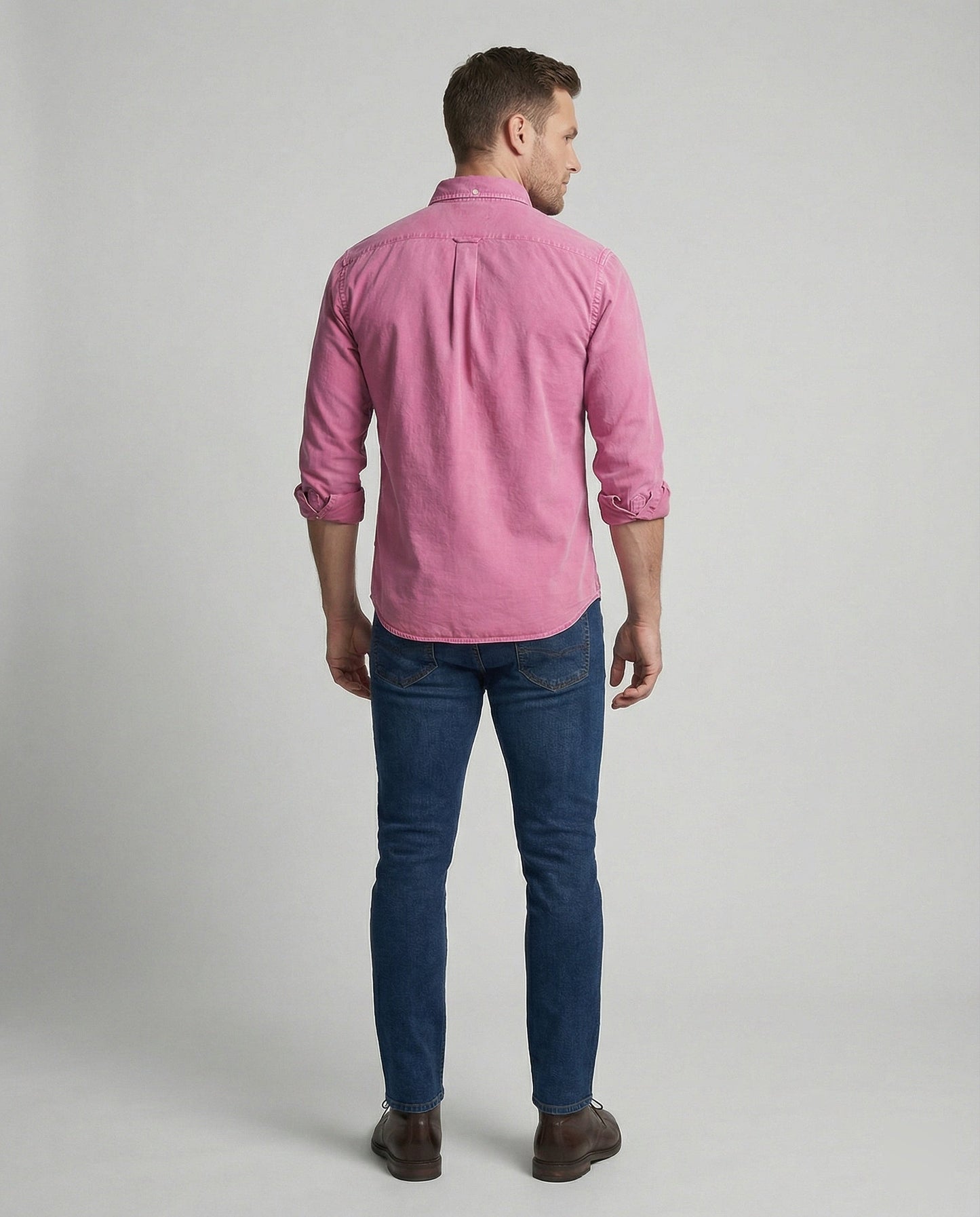 Camicia Oxford Uomo Cotone Button Down