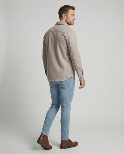 Camicia Uomo Autunnale Stile Casual
