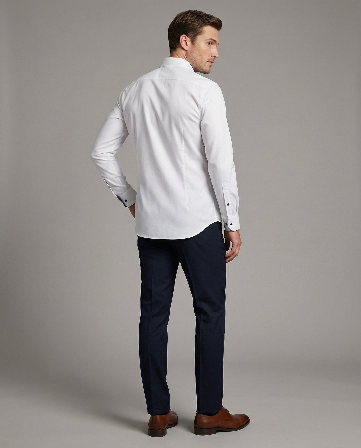 Camicia Uomo Stretch Traspirante Senza Stiro