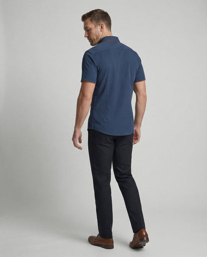 Camicia Uomo Manica Corta Stile Moderno